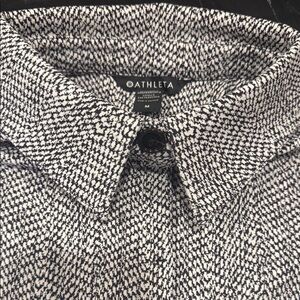 Athleta Black and White Women’s Shirt Size Medium -  NEVER BEEN WORN!